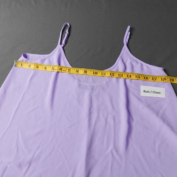 Womens Cami Top Small Sheer Lilac Purple Flowy Corpcore Timeless Capsule - Picture 8 of 11